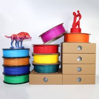 Filament d'impression 3D PLA mat UnifilasTech, plastique, 1,75 ± 0,02 mm, prix en gros, macaron, multicolore, FDM