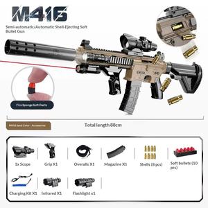 Pistola de Juguete Eléctrica Profesional Avanzada para Adultos, Pistola de Juguete Militar M416 AKM47, Pistola de Juguete Nurf, Pistolas de Juguete a Prueba de Agua, Pistolas de Juguete de Bolas BB - Product Image 5
