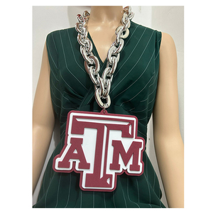 Đại Học bóng đá Jersey đội 3D thông qua vòng vòng sôi động linh vật fanchain EVA Fan Chuỗi vòng cổ bọt N,F,L M,L,B, N,H,L - Product Image 3