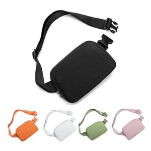 Mochila Transversal Unissex à Prova d'Água e Respirável em Nylon, Bolsa de Cintura Ajustável para Corrida - Product Image 1