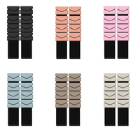 Ensemble d'accessoires de Pilates pour femmes en silicone souple avec logo personnalisé, avec poids en silicone pour les chevilles et les poignets pour l'entraînement (toutes saisons)