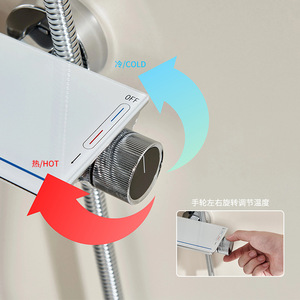 Shower Set XL-046 Square Rainfall Shower Head Chrome Plated Corrosion Prevention Bathroom Fixture - Product Image 4