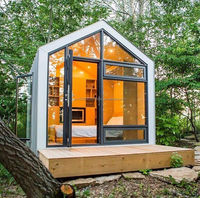 Kit de maison triangulaire à cadre en acier pour villa ou cabine moderne préfabriqué modulaire mobile petite maison