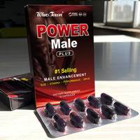 Wins Town OEM Capsules pour Hommes à Base de Plantes Naturelles avec Ginseng Maca Power Plus Pilules pour l'Amélioration de la Puissance Masculine Capsules Personnalisées