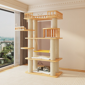 Árbol <span class=keywords><strong>para</strong></span> <span class=keywords><strong>Gatos</strong></span> XXL, Torres Modernas <span class=keywords><strong>para</strong></span> <span class=keywords><strong>Gatos</strong></span> con Madera Natural y Sisal <span class=keywords><strong>para</strong></span> <span class=keywords><strong>Gatos</strong></span> Adultos <span class=keywords><strong>Grandes</strong></span>, de Proveedor de Lujo - Product Image 3