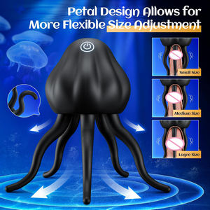 Ejercitador estimulador de glande, masajeador, entrenador de retraso de pene, vibrador para hombres, equipo masturbador masculino, Juguetes sexuales para hombres adultos - Product Image 4