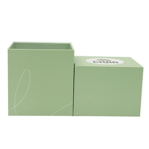 กล่องชากระดาษคราฟท์แบบเรียบง่าย พร้อมช่องเก็บของแบบดึงออกได้ - Product Image 5