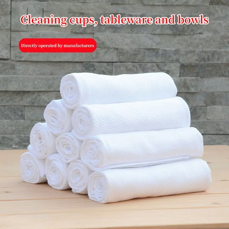 30x40cm Glass Polishing Cloth Fish Scale Rags Kitchen Towel Microfiber Cleaning Cloth