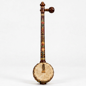 Ektara Gopichand artisanal de qualité supérieure, instrument folklorique indien à une seule corde, avec corps en bois traditionnel peint à la main et coloré - Product Image 1