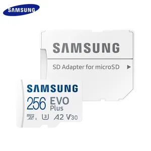 100% Original Samsung EVO ALÉM de Cartão de Memória 128GB 256GB Velocidade de Leitura 100 M/s U3 10 Classe Cartão Micro tf 512G 64GB U1 UHS-I Cartão TF
