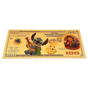 7 Nuevos Diseños de Billetes Conmemorativos de Lámina de Oro de 24K de Loli y Stitch de Animación Americana - Product Image 6