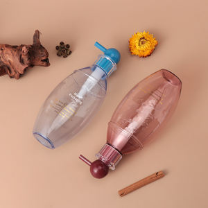 Échantillon gratuit de bouteille de gel douche en plastique PET de 500 ml, bouteille de savon pour les mains, bouteille de shampoing, emballage - Product Image 4