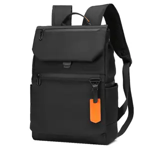 Нейлоновые вместительные дорожные деловые многофункциональные водонепроницаемые Рюкзаки с USB-портом для зарядки, мужские сумки для ноутбука
