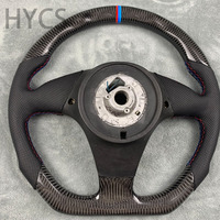 Volant de direction en fibre de carbone personnalisé pour voiture de sport BMW E36 1995-2000 E46 E39 E4 1995-2000 Accessoires intérieurs automobiles