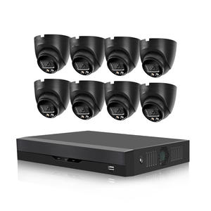 Sistema de Cámara IP POE 4K CMOS con NVR de Seguridad, Detección de Movimiento a Color, Audio, Tarjeta SIM, 2MP, 4MP, 8MP, Blanco/Negro, Marca DaHua - Product Image 1