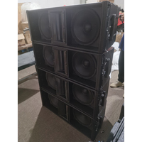Altavoz de sonido fuerte Dual 12 pulgadas Altavoz de matriz de línea bidireccional Equipo de sonido de audio profesional Altavoces de sistema de sonido