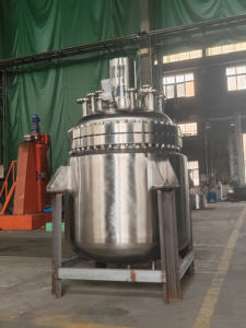 Vaso de Fermentação Elétrico Multifuncional de Aço Inoxidável de Alta Qualidade, Caldeira de Reação Agitada, Vaso de Pressão com Capacidade de <span class=keywords><strong>500L</strong></span> - Product Image 3