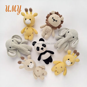 Amigurumi <span class=keywords><strong>Panda</strong></span> fatti a mano Animales Tejidos uncinetto leone peluche animali di peluche - Product Image 2