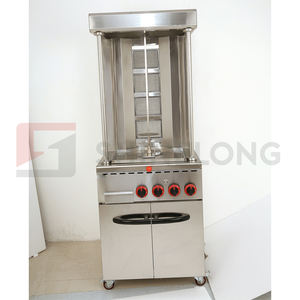 Machine à <span class=keywords><strong>kebab</strong></span> rotative automatique à gaz verticale à tête unique, machine à griller le poulet shawarma - Product Image 2