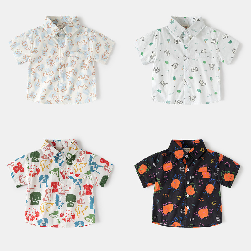 Boys Summer Short Sleeve Korean Style