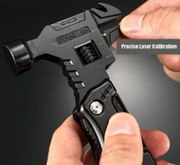 Multitools 16 en 1 Pince multifonctionnelle de haute qualité Marteau à griffes Clé à molette Multitool