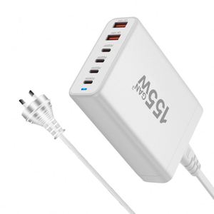 Customized logo High-power PD100W Fast Charging 4-port C-type USB Desktop Charger for Laptops for <b>Watches</b> - Product Image 5