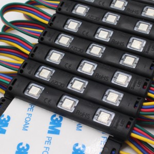 Chất lượng cao <span class=keywords><strong>SMD5050</strong></span> tiêm <span class=keywords><strong>LED</strong></span> MODULE RGB đầy đủ màu sắc 0.72 Wát 12V IP67 không thấm nước 3LED quảng cáo ngoài trời trang trí dấu hiệu - Product Image 2