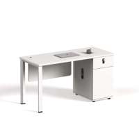 Vente en gros de bureaux modernes durables en bois massif personnalisés pour le bureau à domicile en coin