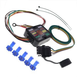 ขั้วต่อรถพ่วง 4 พินซ็อกเก็ต 3 ถึง 2 ตัวแปลงไฟท้าย 12V ยูนิเวอร์แซลฟิตสำหรับคาราวานซ่อมเปลี่ยน 56146 - Product Image 3