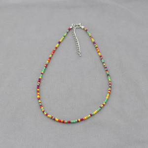 Collana di perline di semi di moda, <span class=keywords><strong>gioielli</strong></span> fatti <span class=keywords><strong>a</strong></span> <span class=keywords><strong>mano</strong></span>, <span class=keywords><strong>gioielli</strong></span> di perline all'ingrosso N230355 - Product Image 6