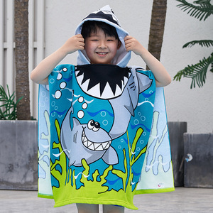 Peignoir <span class=keywords><strong>de</strong></span> <span class=keywords><strong>bain</strong></span> en microfibre à imprimé dessin animé pour enfants, peignoir à capuche, serviette <span class=keywords><strong>de</strong></span> <span class=keywords><strong>bain</strong></span>, nouvelle collection - Product Image 4