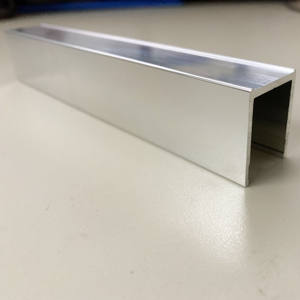 Cabina de ducha de vidrio Condibe Panel fijo de vidrio de 8mm Canal U negro mate profundo - Product Image 6