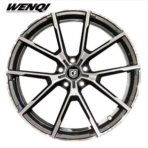 Rines de Aleación de 16-18 Pulgadas, 4x100 PCD, Acabado Negro Mecanizado, Compatibles con Honda Fit, Toyota Yaris y Autos Pequeños - Product Image 1