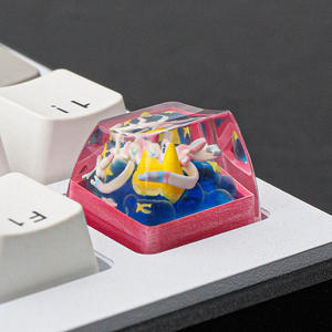 Tasti per Tastiera Cross-border Baokemeng JM-DJ-BKM005, Personalizzati, Altamente Trasparenti, con Effetto Goccia di Colla, Fantasma, Piccolo Drago di Fuoco, Fata <span class=keywords><strong>Ibrahim</strong></span> - Product Image 3