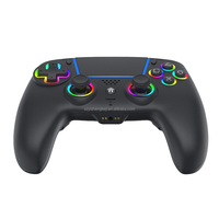 Manette de jeu sans fil BT 1000 mAh PS5250 pour console de jeu PS5 Slim Pro avec joystick à effet Hall et déclencheur, et effet lumineux RGB