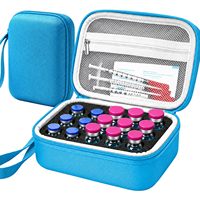 Étui de transport rigide en EVA personnalisé, étanche, pour flacons de peptides, avec fermeture éclair, pour la vente en gros
