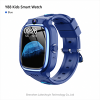 Reloj Inteligente Antipérdida para Niños Y88 de Alta Calidad con Tarjeta SIM 4G, Pantalla de 1.69 Pulgadas, Posicionamiento LBS+WiFi, Relojes Inteligentes para Niños