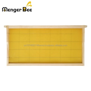 Nuevo Modelo de Colmena Menger FR-2-02, Marcos de Madera Ensamblados, Ojales de Alambre de Acero Inoxidable, Lámina de Cera de Abeja Amarilla para - Product Image 6