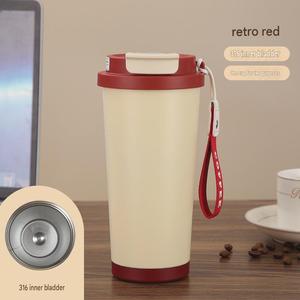Gobelet isotherme intelligent en acier inoxydable à double paroi pour voiture, portable, pour café, idée cadeau - Product Image 2