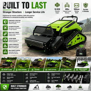 Cortadora de Césped Multifuncional con Control Remoto y Motor Diésel de 10.2KW para Agricultura, Envío Gratis - Product Image 2