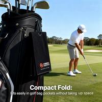 Serviette de golf personnalisée avec logo imprimé, serviette de golf en tissu gaufré pour le sport, pour nettoyer et essuyer