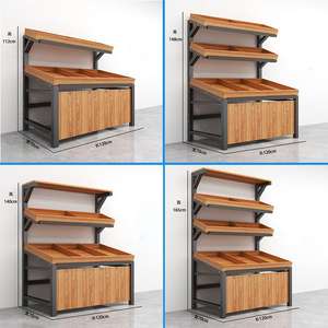 Exhibidor de Frutas para Almacenamiento en Islas Centrales, Estantes de Supermercado para Frutas y Verduras, Exhibidor de Verduras - Product Image 3