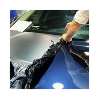 TPU Premium Vinyle PPF Bleu Camouflage PVC Film de protection de peinture de voiture Application de rouleau facile pour changer de couleur Auto-guérison