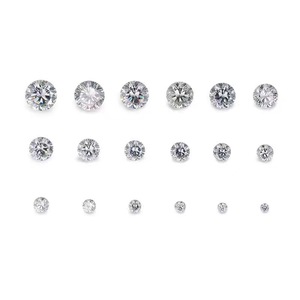 Penjualan pabrik Jiaqi Mossanite warna D 0.8-3.0mm potongan berlian bentuk bulat untuk membuat perhiasan - Product Image 2