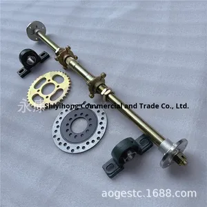 Accessoires de kart à boîte modifiée bricolage <span class=keywords><strong>Buggy</strong></span> de plage à trois roues 61-74cm <span class=keywords><strong>Pont</strong></span> arrière épaissi <span class=keywords><strong>Pont</strong></span> arrière Bride de 5 pouces Fabriqué en Chine - Product Image 2