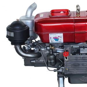 Moteur diesel monocylindre 4 temps ZS1100 de 20 chevaux, refroidi par eau, démarrage électrique avec roulement pour usage agricole - Product Image 3