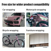 Vinilo Autoadhesivo Rosa Cristal para Envolver Autos (Venta al por Mayor 1.52m X 18m)