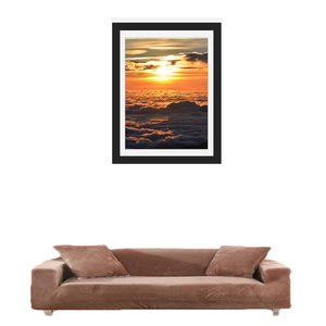 Cadre photo en bois MDF noir moderne et tendance de 50 x 70 cm, très vendu en Allemagne, adapté à la suspension murale et au placement sur un bureau - Product Image 4