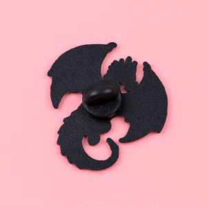 Broche en émail Dragon, broche cool, épingles à revers, badge artistique pour sac à dos, accessoires vestimentaires, bijoux animaux, cadeaux pour amis - Product Image 3
