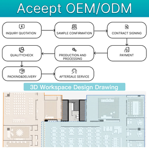 Modern Office Furniture Modular <strong>Desk</strong> Executive Meeting Workstation <strong>Desk</strong> <strong>MDF</strong> Material for Office Use Foldable Training Table - Product Image 6